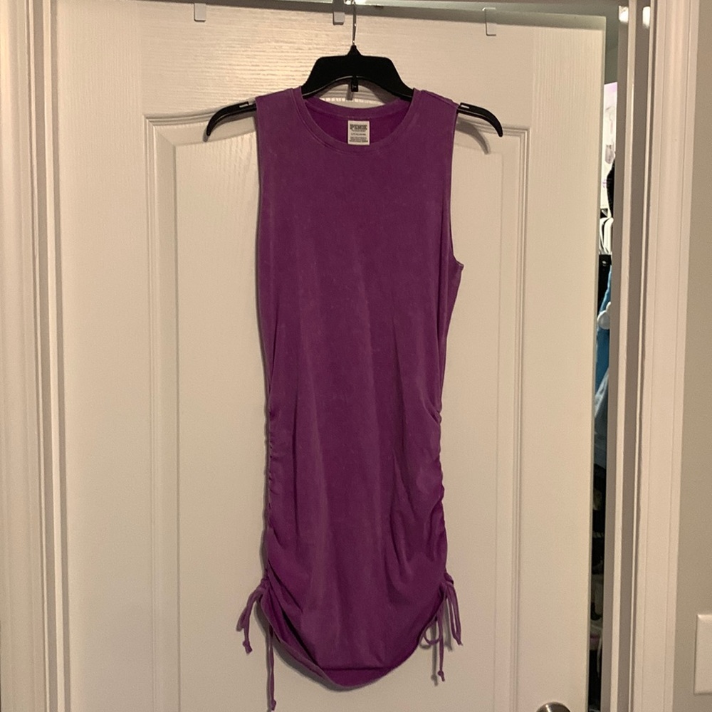 VS PINK cinched purple mini dress